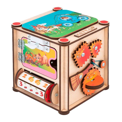 Развивающая игрушка Бизикуб Золушка со светом Умка 01483 1